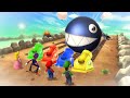 Mario Party 9 Step it Up - Mario Vs Luigi Vs Peach Vs Daisy (Master Cpu)
