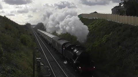 Steam Loco Number 4 With RPSI Cravens On Haunted Express Donabate Bridge, Dublin