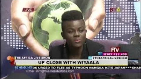 Up Close With Wiyaala On The Africa Live Show