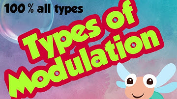 Types of Modulation|Modulation|classification of modulation |Modulation|Analog Vs Digital Modulation