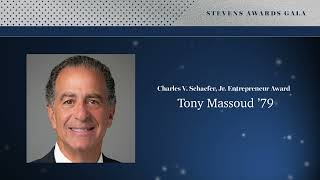 2024 Stevens Awards Gala - Charles V. Schaefer, Jr. Entrepreneur Award - Tony Massoud