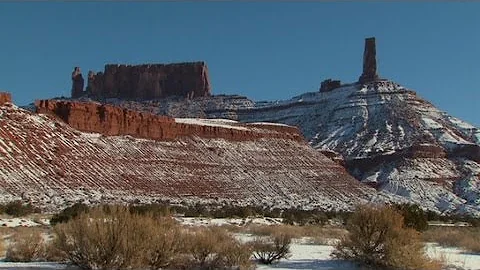 Red rocks and robin's egg skies