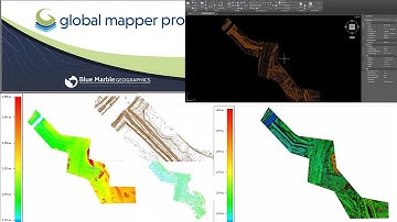 Como GENERAR modelos digitales MDS, MDT y Curvas de nivel con GLOBAL MAPPER y nube de puntos LIDAR.