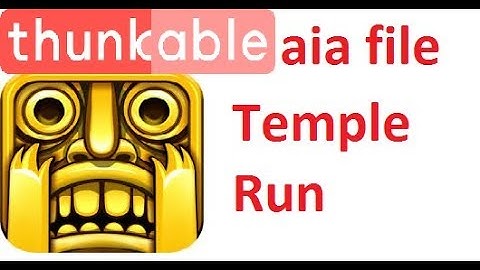 Temple Run AIA File Game on Thunkable/Makeroid/Appybuilder  And Make money $10 Daily