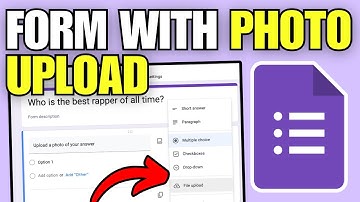 How To Create Google Form With Photo Upload