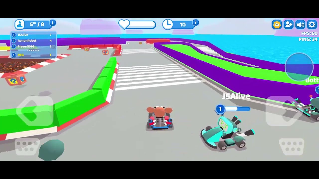 Smash Karts 3D multiplayer kart battle game (Gameplay 2) YouTube