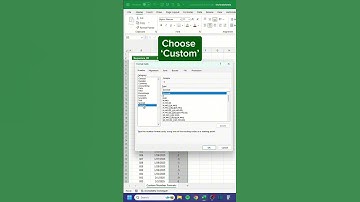 Custom Number Formats in Excel‼️ #excel