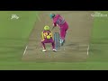 South African spin bowler Tabraiz Shamsi celebrates wicket with magic trick