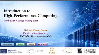 Introduction to High Performance Computing / EuroCC3/NCC Cyprus