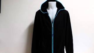 Led Hoodie - Neon blue