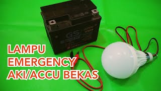 Cara mudah memperbaiki batere lampu emergency