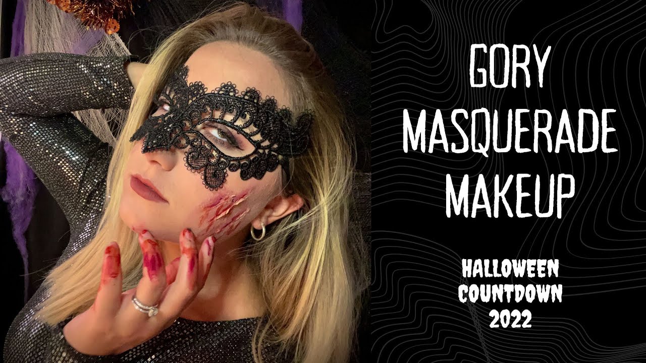 Gory Masquerade Halloween Makeup Tutorial Halloween Ideas Special