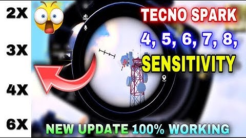 TECNO SPARK GO⚡️NEW UPDATE SENSITIVITY 100% ZERO RECOIL | PUBG MOBILE & BGMI