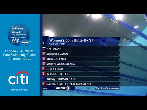 Women's 50m Butterfly S7 Final | London 2019