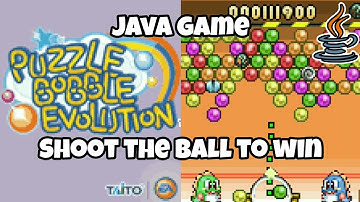 Puzzle Bobble Evolution 128x128 Java Game 2009 from Disney Taito Playthrough