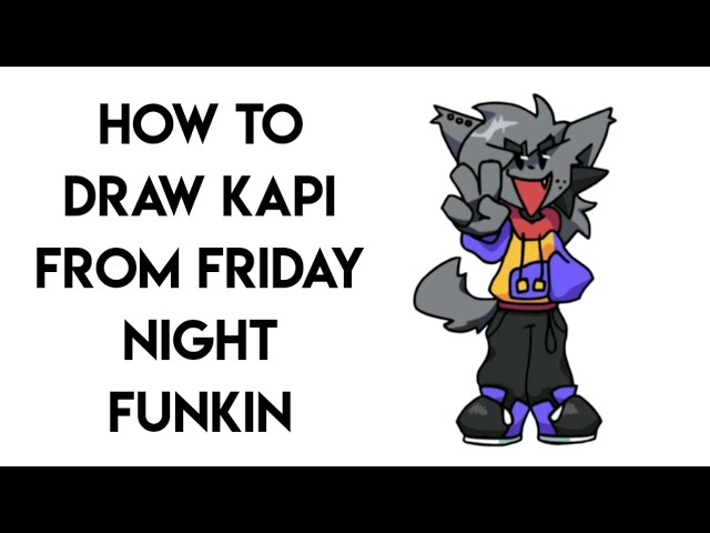 How to Draw VOID from Friday Night Funkin Mod 