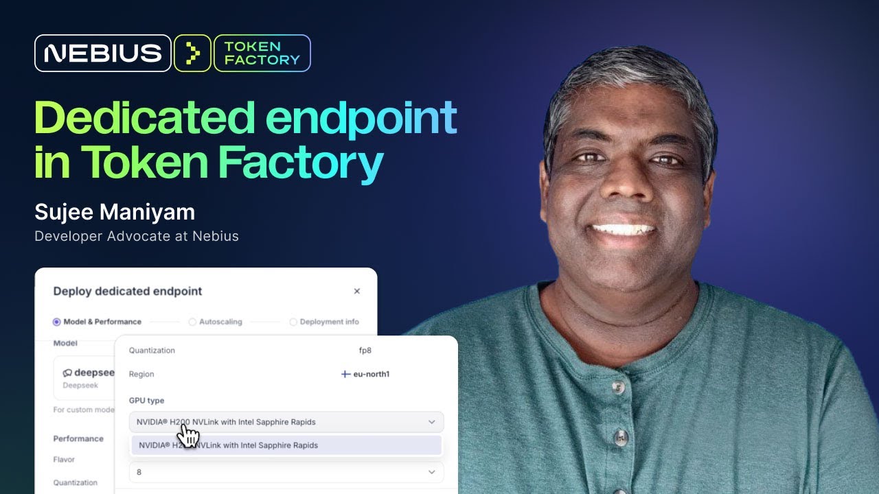 How dedicated endpoints work on Nebius Token Factory - YouTube