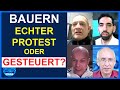 Bauernproteste in deutschland  debatte und diskurs  ist der protest echt oder gesteuert