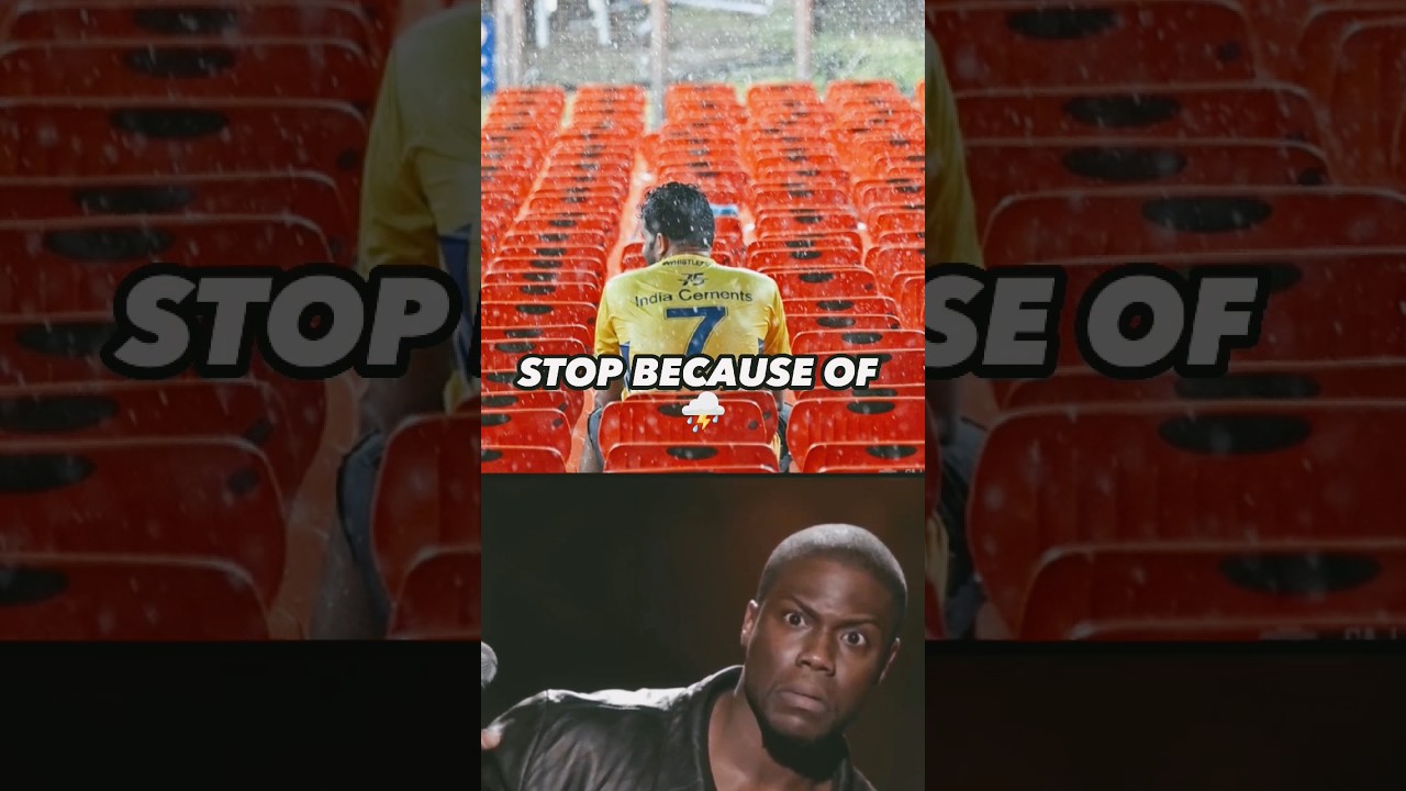 Rain stop game Csk vs Gt dhoni last ipl🥺🥺⛈️ 