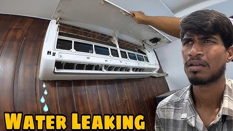 AC water leakage problem solved in Anumandal Karyalay Triveniganj - EHSAN