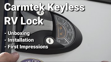 Carmtek Electronic RV Door Lock with Keyfob