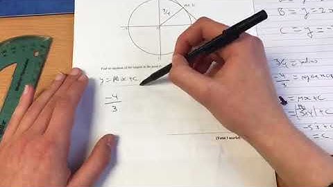 Maths GCSE Higher Grade 8/9 Circles and tangents