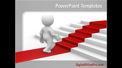 Red Carpet PowerPoint Template Backgrounds - DigitalOfficePro #02912