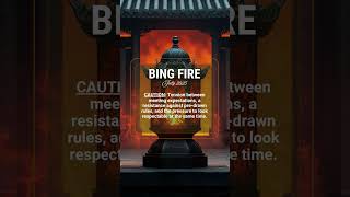 Ramalan Bing Fire Juli 2025 #shorts - Salurkan Kecemerlangan, Sampaikan dengan Disiplin #bazi