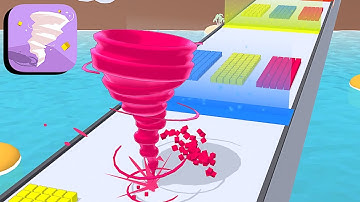 Crazy Tornado Colors - All Levels Gameplay Android,ios (Levels 39-41)