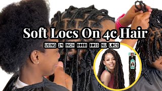 24 Inch Soft Locs On 4c Hair ‼️ screenshot 5