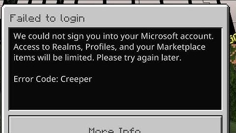 How To Fix Creeper Error Code In Minecraft