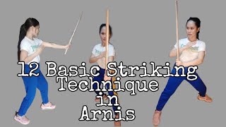 12 STRIKING TECHNIQUE IN ARNIS