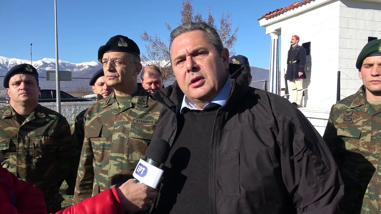 Ο ΥΕΘΑ Πάνος Καμμένος σε φυλάκια της Ηπείρου και της Δυτ.  Μακεδονίας