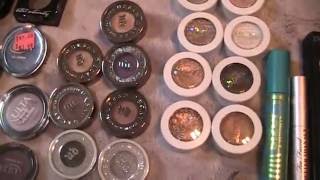 2016 Declutter Video! Single Shadows, Eyeliners, Mascaras, and Etc.