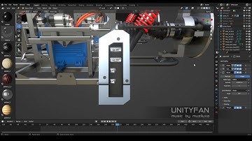 Sci-Fi vehicle 025 - 3D modeling - part 38 - 4x timelapse
