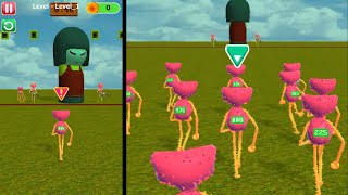 Pink Huggy Wuggy 456 Challenge Survival 3D screenshot 4