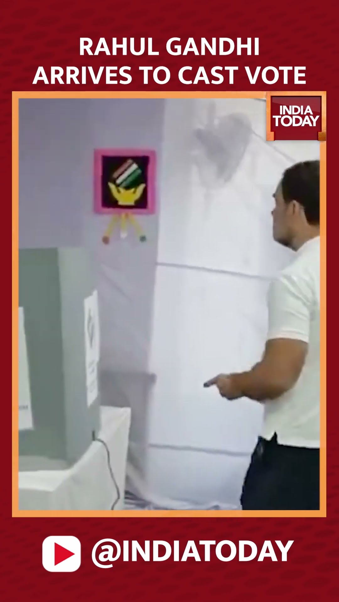 Lok Sabha LOP Rahul Gandhi Casts His Vote In Delhi | Delhi Elections 2025 | #shorts #rahulgandhi