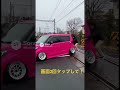 線路で脱輪して動けないワゴンRカスタム#ai