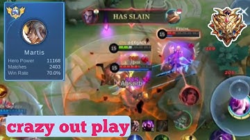 Martis New Meta Exp lane Build & Rotation ( 100 % Pro Ganking Tricks) Top Global Martis build 2023