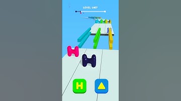 Blob Shifter 3D Level 1407 | Brixuplayz #shorts #youtubeshorts #gaming