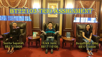 BT22103 Trio Assignment - ICT