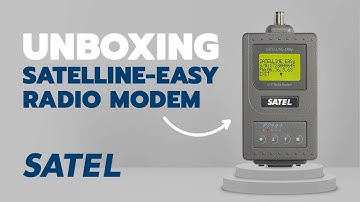 SATELLINE-EASy radio modem unboxing
