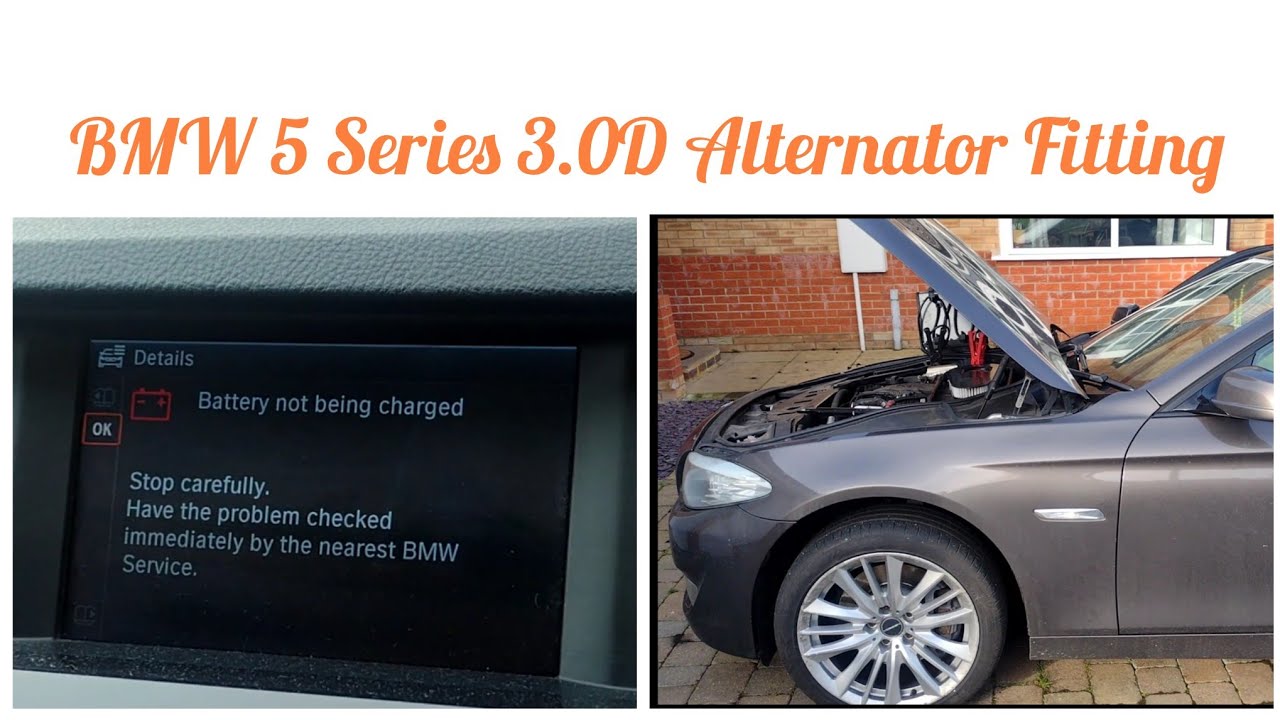 BMW 5 Series F10 530D 525D Alternator Replacement & Auxiliary Drive
