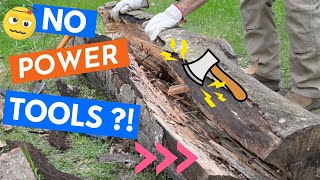 Hand splitting a log 😱 by Appalachian Wood 278 views 1 year ago 1 minute, 41 seconds