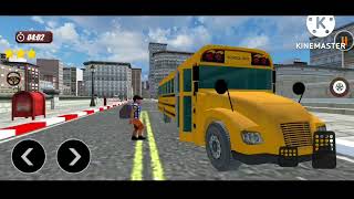 Android game school bus coach driver full game play screenshot 5