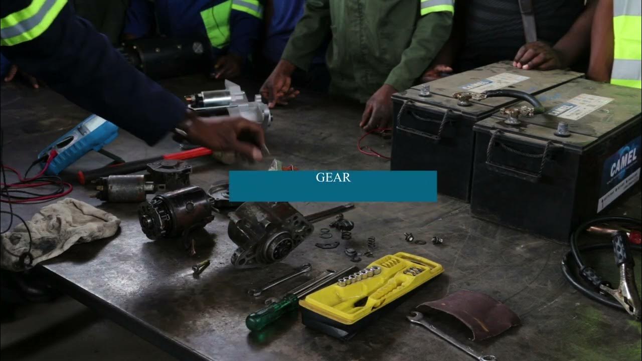 STARTER MOTOR PARTS AND SOLONOID TESTING - YouTube