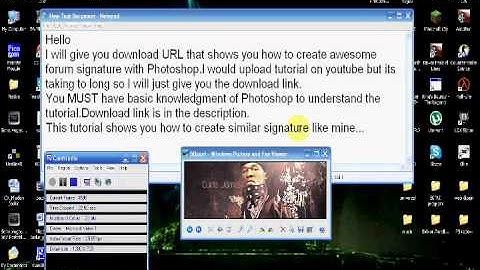 How to create forum signature with Photoshop-DOWNLOAD URL