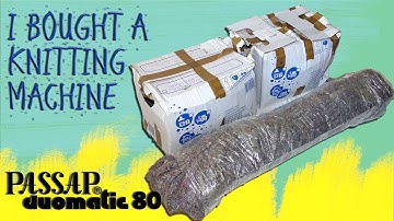 I Bought a Knitting Machine - Passap Duomatic 80 Vlog/Unboxing