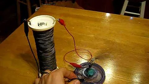 Nathan Stubblefield Coil Runs Motor!