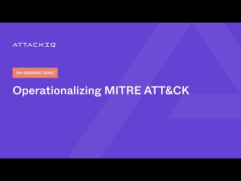 Operationalizing MITRE ATT&CK